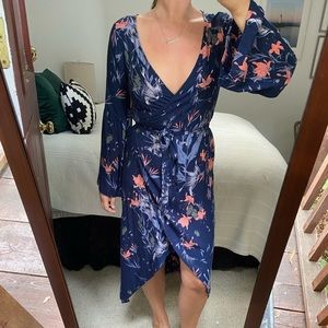 Roxy wrap dress NWT